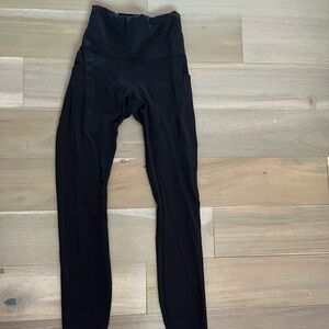 lululemon athletica Wunder train high-rise black leggings size 2
